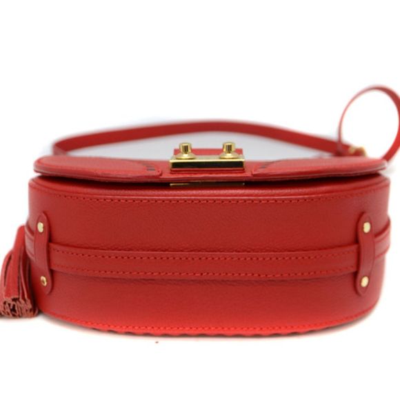 Louis Vuitton Juno Monogram Implant Serie Red Shoulder Bag - Picture 5 of 10